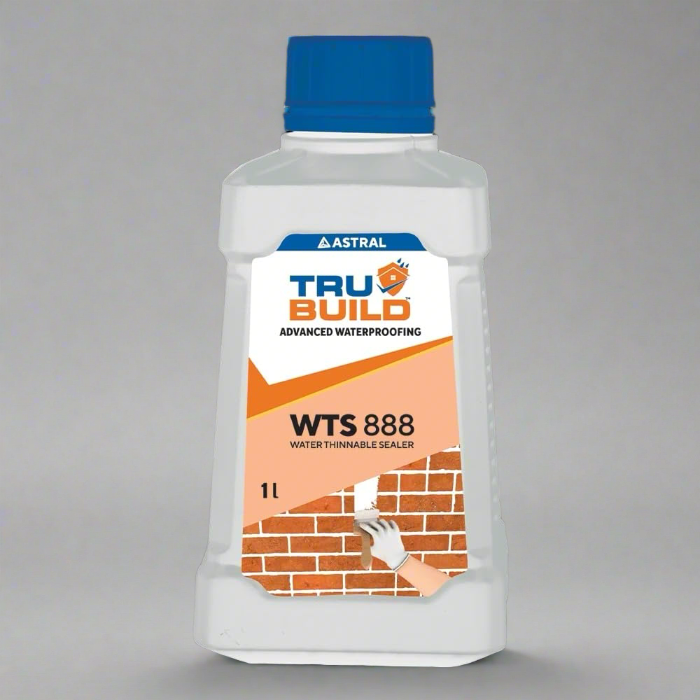 Astral TruBuild WTS 888 Water Thinnable Sealer, Advanced Waterproofing, 1L